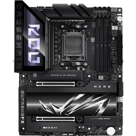 ASUS ROG Crosshair X870E Hero ATX Motherboard for AMD Socket AM5 CPUs